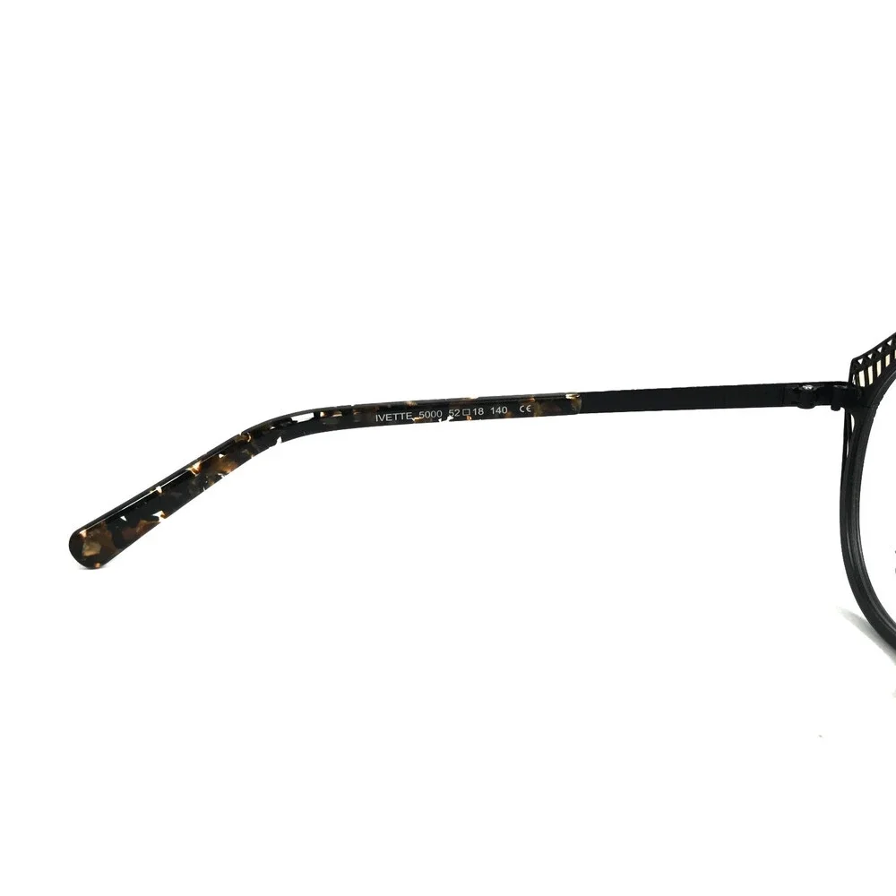 BOZ Eyeglasses Frames IVETTE 5000 Black Clear Beige Cat Eye Full Rim 52-18-140